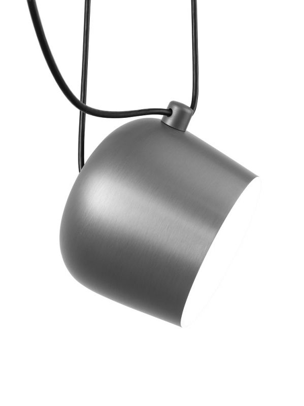 Aim 3-er Set lampe de Suspendue ARGENT ANODISÉ CLAIR Flos 